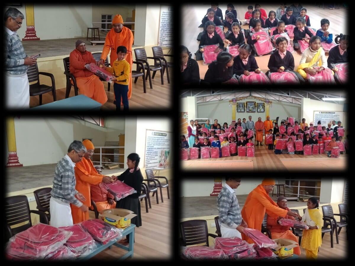 Distribution of School Bags & Sweets